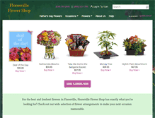 Tablet Screenshot of floresvilletxflowers.com